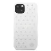 Custodia rigida Mercedes-Benz Silver Stars per iPhone 13/14/15 6,1 pollici - bianca