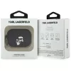Custodia in silicone Karl Lagerfeld Karl & Choupette Head 3D per AirPods Pro 3, Nero