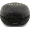 Auricolari true wireless Bluetooth Guess 4G Classic Metal Logo con ENC e custodia di ricarica, neri