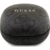 Auricolari true wireless Bluetooth Guess 4G Classic Metal Logo con ENC e custodia di ricarica, neri