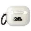 Custodia Karl Lagerfeld KLA3HNKCTGT per AirPods 3 trasparente Glitter Karl & Choupette