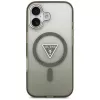 Custodia MagSafe GUESS IML Gradient Triangle Logo per iPhone 17 - khaki