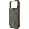 Custodia MagSafe GUESS 4G Triangle Logo per iPhone 17 Pro Max - marrone e oro