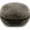 Auricolari True Wireless Guess 4G Classic Metal Logo con ENC e custodia di ricarica (marrone)