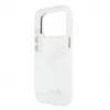 Custodia protettiva GUESS 4G Script Metal per iPhone 18 Pro Max / 17 Pro Max - bianco