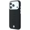 Custodia MagSafe BMW Sign Centered Deboss per iPhone 18 Pro Max / 17 Pro Max - nero