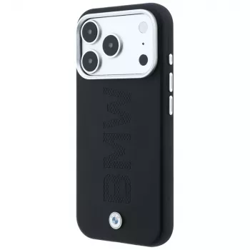 Custodia MagSafe BMW Sign Centered Deboss per iPhone 18 Pro Max / 17 Pro Max - nero