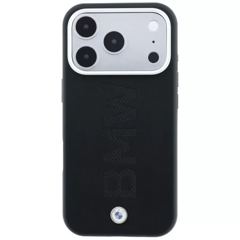 Custodia MagSafe BMW Sign Centered Deboss per iPhone 18 Pro Max / 17 Pro Max - nero