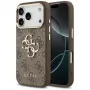 Custodia GUESS 4G Big Classic Logo per iPhone 17 Pro / 18 Pro - marrone e oro