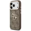 Custodia GUESS 4G Big Classic Logo per iPhone 17 Pro / 18 Pro - marrone e oro