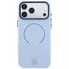 Custodia MagSafe Mercedes in pelle 3D per iPhone 18 Pro Max / 17 Pro Max - blu
