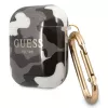 Custodia Guess GUA2UCAMG per AirPods 1/2 nero collezione Camo