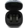 Auricolari Bluetooth True Wireless GUESS 4G Classic Metal Logo con ENC e custodia di ricarica, blu