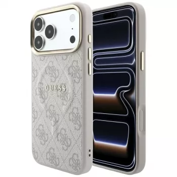 Custodia MagSafe GUESS Embossed 4G Classic per iPhone 17 Pro Max / 18 Pro Max - rosa