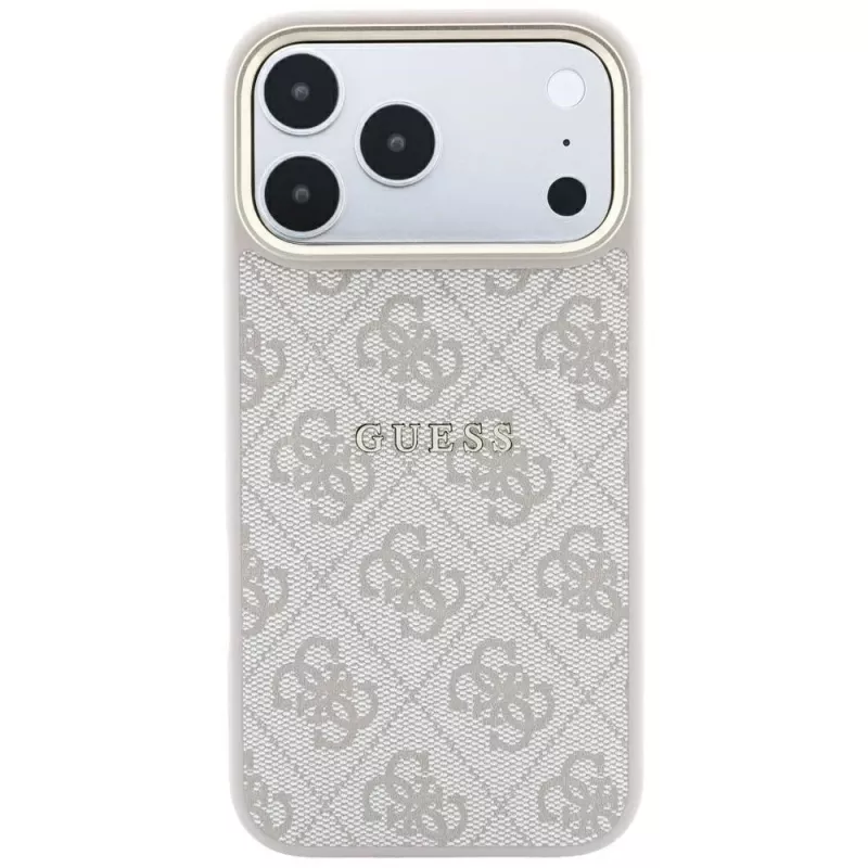 Custodia MagSafe GUESS Embossed 4G Classic per iPhone 17 Pro Max / 18 Pro Max - rosa