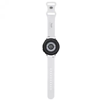 Cinturino universale in silicone Hello Kitty per smartwatch HKUWMSDIESK Heads & Stripes nero 20mm