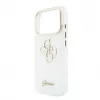 Custodia MagSafe GUESS IML 4G Script Metal per iPhone 18 Pro / 17 Pro, Bianco