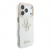Custodia MagSafe GUESS IML 4G Script Metal per iPhone 18 Pro / 17 Pro, Bianco