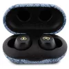 Auricolari Bluetooth True Wireless GUESS GUTWSP4EGB con dock di ricarica, ENC, blu metallizzato