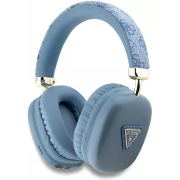 Cuffie over-ear wireless GUESS 4G Triangle Logo Bluetooth 5.3 blu