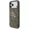Custodia posteriore GUESS 4G Big Logo per Apple iPhone 17 Pro / 18 Pro - marrone