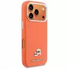 Karl Lagerfeld Karl & Choupette Head Pins Saffiano custodia MagSafe per iPhone 17 Pro - arancione
