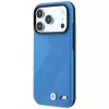 BMW M Tire Track logo in metallo custodia MagSafe per iPhone 18 Pro / 17 Pro - blu