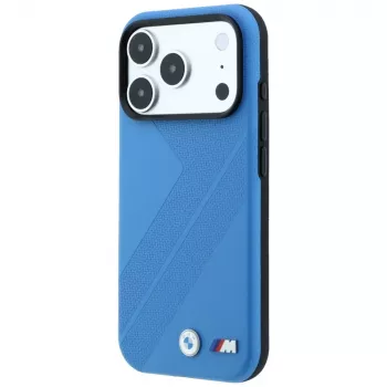 BMW M Tire Track logo in metallo custodia MagSafe per iPhone 18 Pro / 17 Pro - blu