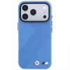 BMW M Tire Track logo in metallo custodia MagSafe per iPhone 18 Pro / 17 Pro - blu