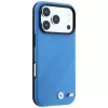 BMW M Tire Track logo in metallo custodia MagSafe per iPhone 18 Pro / 17 Pro - blu