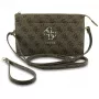 Guess Phone Pouch 4G Big Logo - borsa crossbody marrone con portacarte
