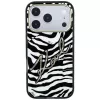 Karl Lagerfeld IML Signature Zebra Glitter custodia MagSafe per iPhone 18 Pro Max / 17 Pro Max - oro