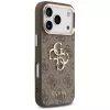 GUESS 4G Big Logo Classic custodia per iPhone 17 Pro Max / 18 Pro Max - marrone e oro