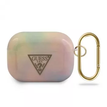 GUESS custodia per AirPods Pro rosa collezione Tie & Dye