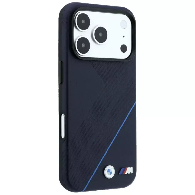 BMW M Tire Track Blue Line custodia MagSafe per iPhone 18 Pro Max / 17 Pro Max - blu navy
