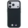 BMW M Quadrille Kevlar logo in metallo custodia MagSafe per iPhone 18 Pro / 17 Pro - blu navy