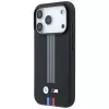 BMW M Quadrille Kevlar antracite e linee stampate tricolore custodia MagSafe per iPhone 18 Pro / 17 Pro