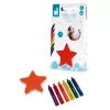Janod set di 6 pastelli da bagno, lavabili, 18m+ | J04725