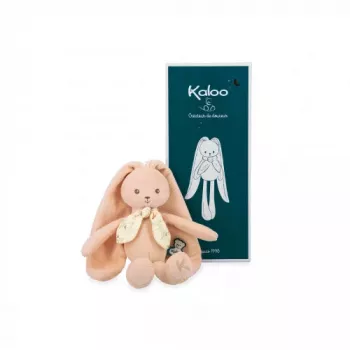 Kaloo Lapinoo coniglio di peluche color pesca 25 cm in confezione regalo