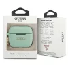 GUESS GUACAPSILGLGN custodia per AirPods Pro verde silicone glitter
