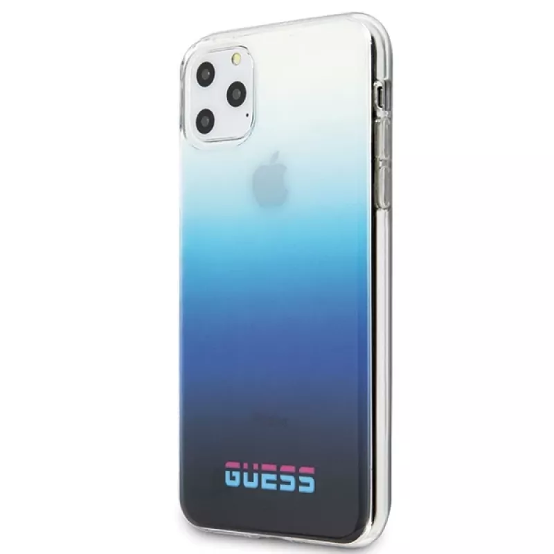 Custodia rigida GUESS California Gradient Blue per Apple iPhone 11 Pro Max