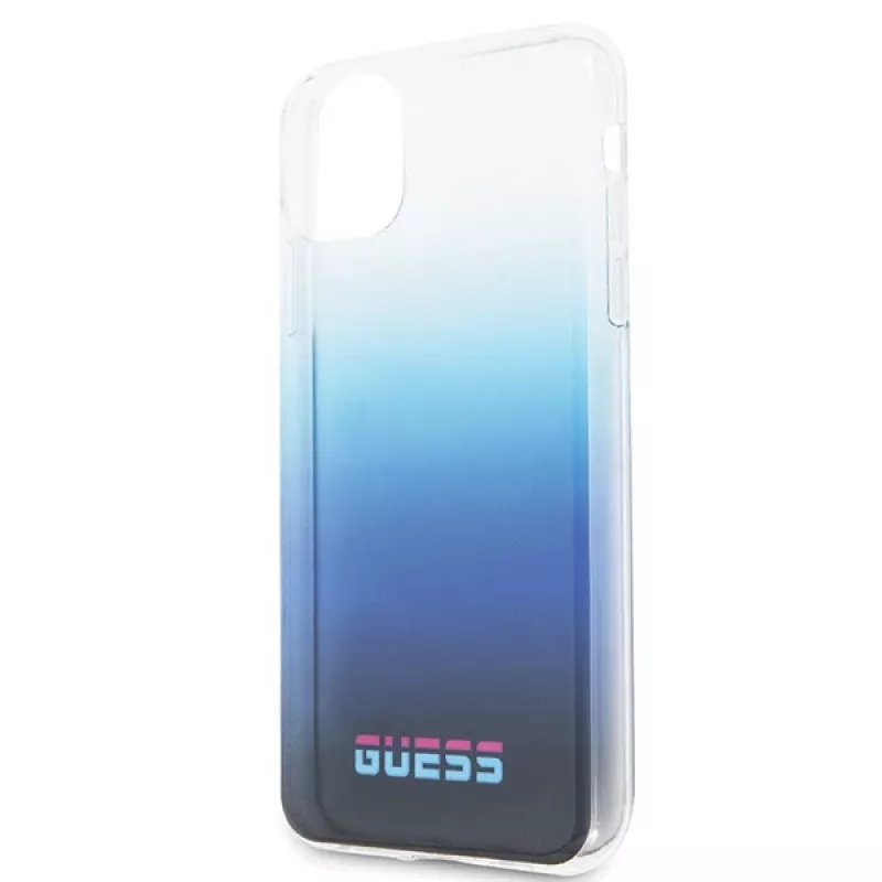 Custodia rigida GUESS California Gradient Blue per Apple iPhone 11 Pro Max