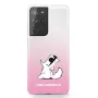 Custodia rigida Karl Lagerfeld KLHCS21LCFNRCPI S21 Ultra rosa Choupette Fun