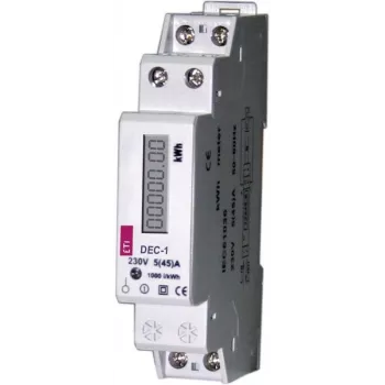 Contatore elettrico monofase modulare ETI DEC-1
