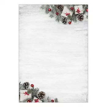SIGEL DP416 Carta regalo motivo natalizio scandinavo DIN A4 90 g/m² 100 fogli