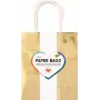 Folia Sacchetti di carta Gold M lucidi 7 pezzi