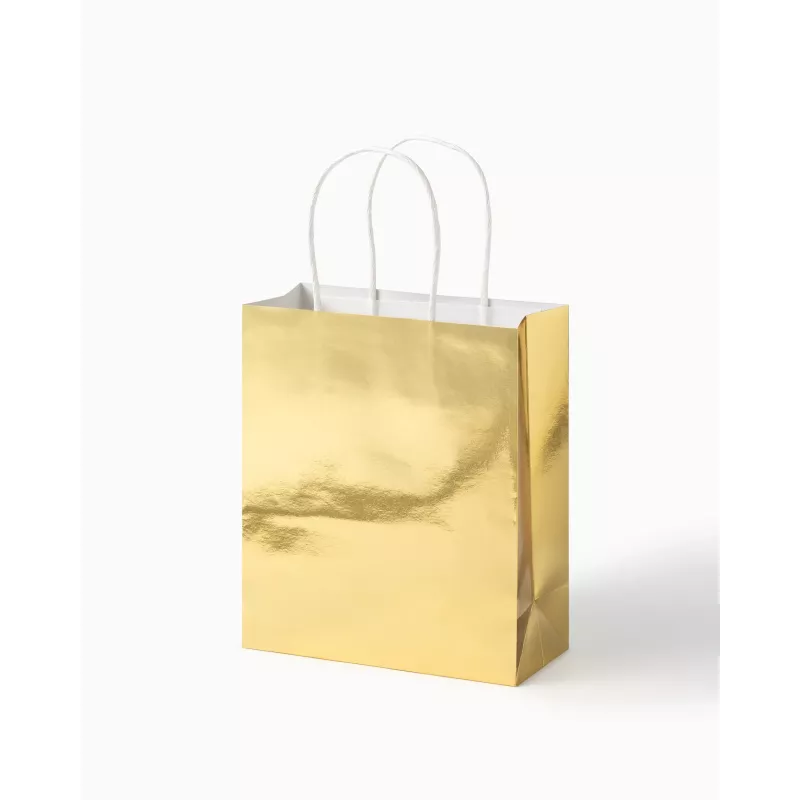 Folia Sacchetti di carta Gold M lucidi 7 pezzi