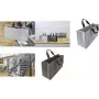SIGEL Business Desk Sharing Bag Basic L grigio feltro (poliestere) con 2 manici