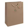 SIGEL GT040 sacchetti regalo di Natale con motivo mela, 26 x 33 cm, confezione da 5