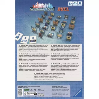 Ravensburger Scotland Yard Duel - gioco di carte investigativo per 2 giocatori